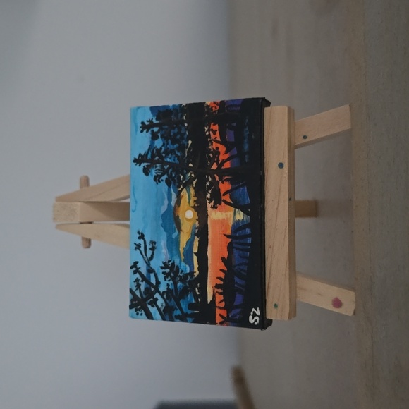 Hand painted canvas - Picture 1 of 7